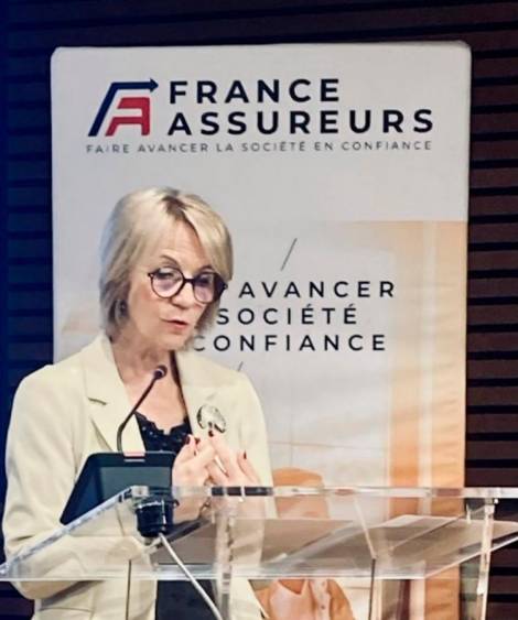 Florence Lustman, présidente de France Assureurs. <i>[O. D.]</i>