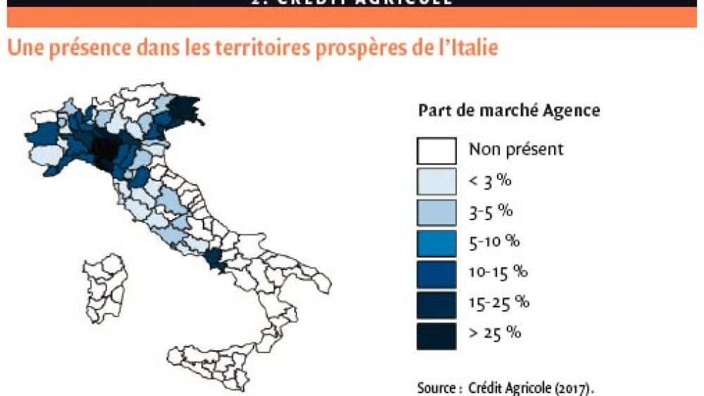 Crédit Agricole veut se renforcer en Italie