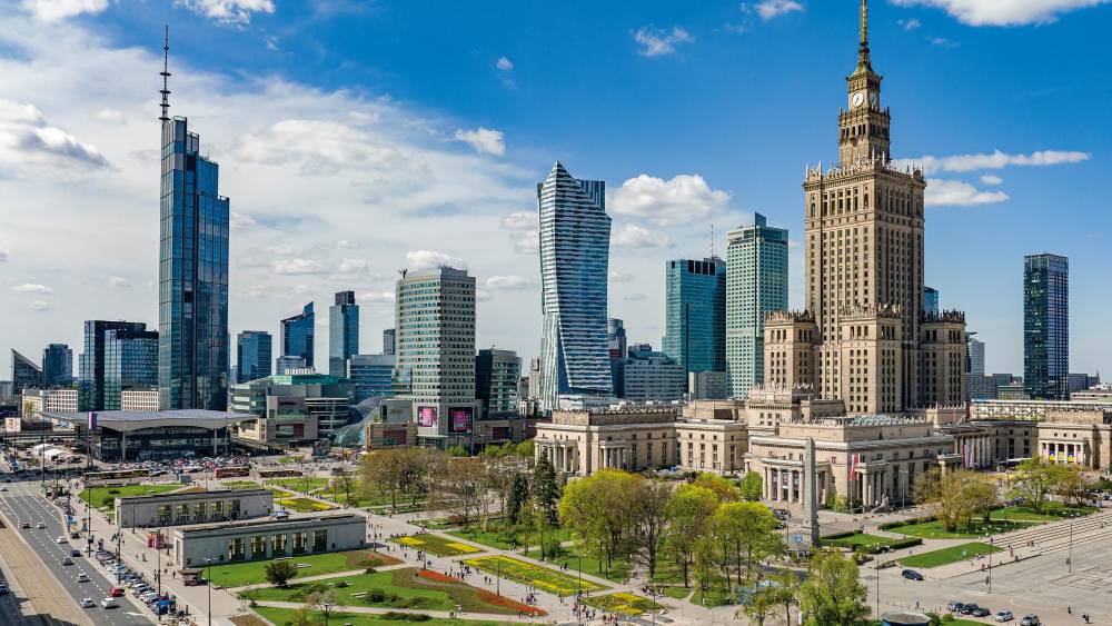 Varsovie, capitale de la Pologne, pays qui a connu une croissance économique exceptionnelle au cours des trois dernières décennies.